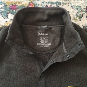 L.L. Bean Sweater Fleece Pullover